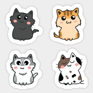 Adorable Kittens Sticker